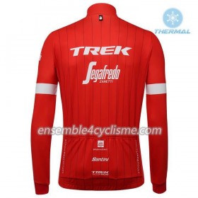 Maillot Cyclisme 2018 Trek-Segafredo Hiver Thermal Fleece N001